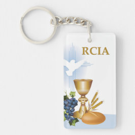 Personaliseer, RCIA Gefeliciteerd Katholiek Sacram Sleutelhanger