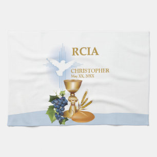 Personaliseer, RCIA Gefeliciteerd Katholiek Sacram Theedoek