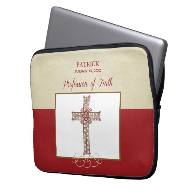 Personaliseer RCIA-verbijstering op het beroep van Laptop Sleeve (Voorkant Links)