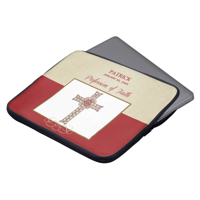 Personaliseer RCIA-verbijstering op het beroep van Laptop Sleeve (Voorkant top)