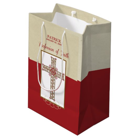 Personaliseer RCIA-verbijstering op het beroep van Medium Cadeauzakje (Achterkant Gekanteld)