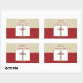 Personaliseer RCIA-verbijstering op het beroep van Rechthoekige Sticker (Vel)