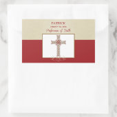 Personaliseer RCIA-verbijstering op het beroep van Rechthoekige Sticker (Tas)