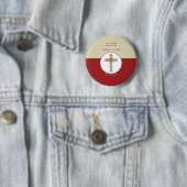 Personaliseer, RCIA Zegeningen bij de Belijdenis v Ronde Button 5,7 Cm (In situ)
