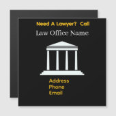 Personaliseer reclame Een advocaat nodig? Magnetis (Voorkant / Achterkant)