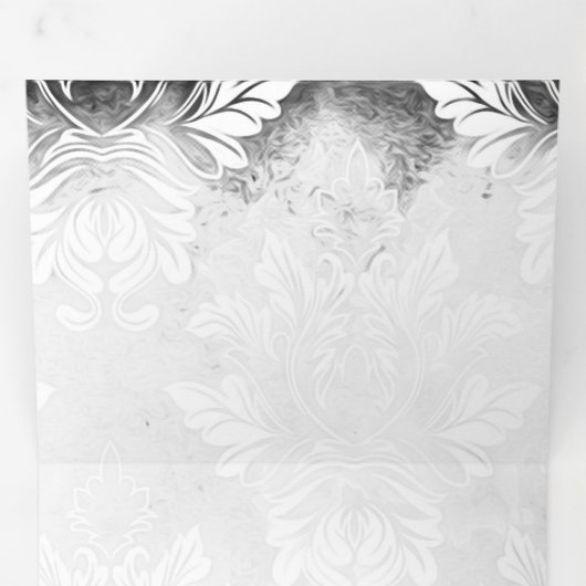 Personaliseer Redesign van Scratch Creëer Your Own Drieluik Wenskaart (Binnenzijde eerst)