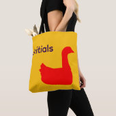Personaliseer Rode Eend Thema Tote Bag (Dichtbij)