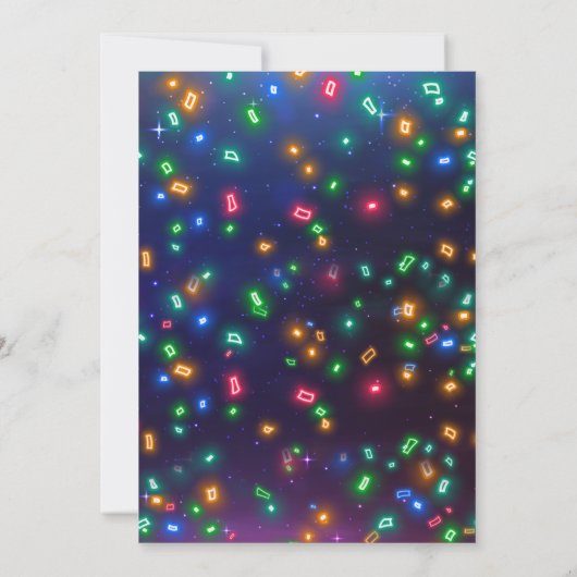 Personaliseer Roller Skating Neon Birthday Bedankkaart (Achterkant)