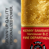 Personaliseer romantische brandweer logo bad handdoek