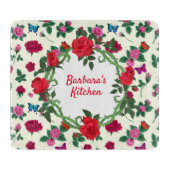 Personaliseer Roos Garden Snijplank (Voorkant)