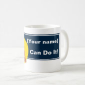 Personaliseer Rosie Riveter Empowerment Vrouwen Vr Koffiemok (Voorkant rechts)