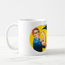 Personaliseer Rosie Riveter Empowerment Vrouwen Vr Koffiemok