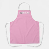 Personaliseer Roze Keuken Chef Bakker Catering  Schort (Voorkant)
