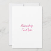 Personaliseer Roze Vrolijke Kerstmis (Achterkant)