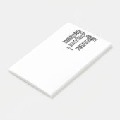Personaliseer RT Radiology Technoloog Rad Tech Post-it® Notes (Schuin)