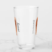 Personaliseer Ruby Cavalier King Charles Spaniel Glas (Rechts)