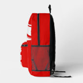 Personaliseer rugzak cheerleading school rood wit (Rechts)