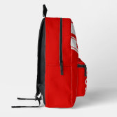 Personaliseer rugzak cheerleading school rood wit (Links)