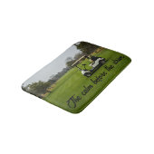 Personaliseer rust voordat u gaat golfen badmat (Gekanteld)