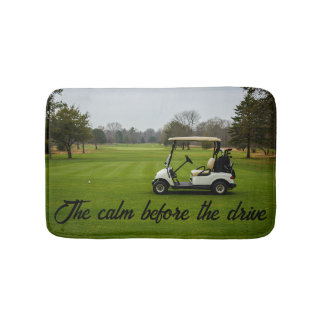 Personaliseer rust voordat u gaat golfen badmat