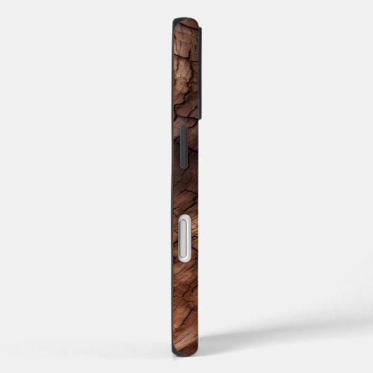 Personaliseer Rustic Tree Bark iPhone / iPad case (Achterkant / Rechts)