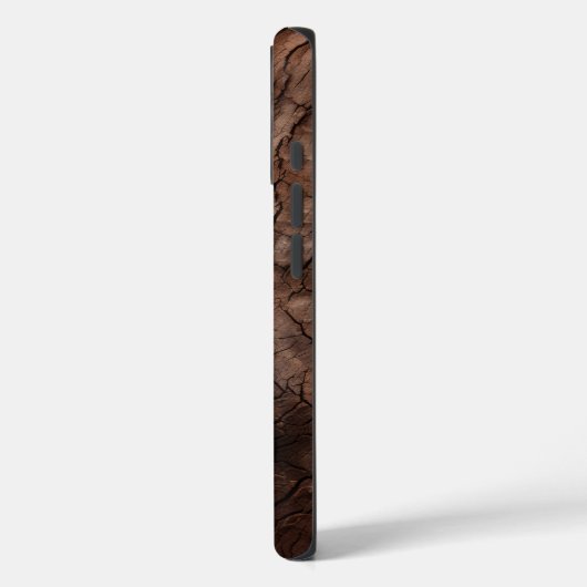 Personaliseer Rustic Tree Bark iPhone / iPad case (Achterkant / Links)