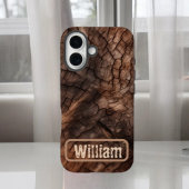 Personaliseer Rustic Tree Bark iPhone / iPad case 16 Hoesje