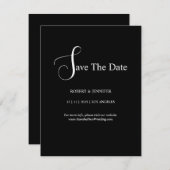 Personaliseer save the date kaarten (Voorkant / Achterkant)