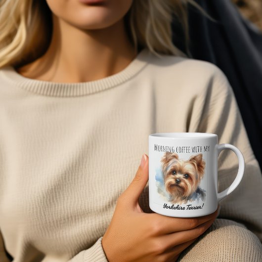 Personaliseer Schattigee Yorkshire Terrier Mok