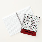 Personaliseer Scottie Shamrocks Kleurrijke Lucky B Notitieboek (Binnen)