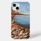 PERSONALISEER SERENE OCEANVIEW / Earth Tones SCHIL Case-Mate iPhone Case (Achterkant)