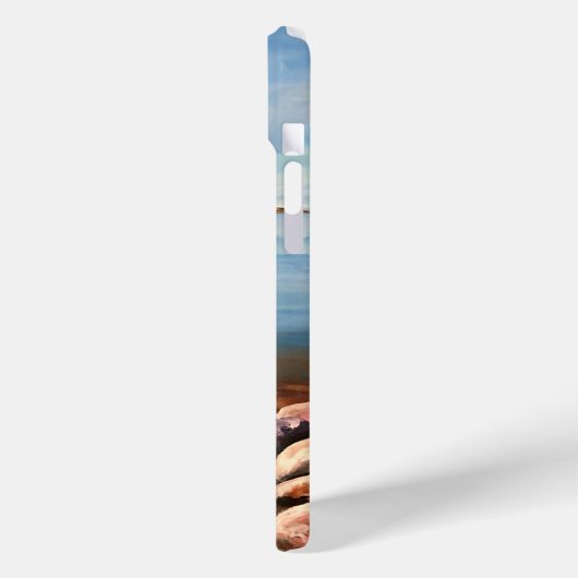 PERSONALISEER SERENE OCEANVIEW / Earth Tones SCHIL Case-Mate iPhone Case (Achterkant / Links)