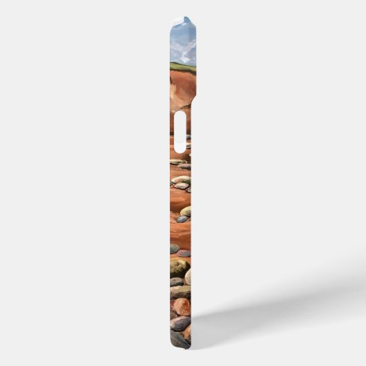 PERSONALISEER SERENE OCEANVIEW / Earth Tones SCHIL Case-Mate iPhone Case (Achterkant / Rechts)