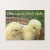 Personaliseer, sjabloon, dier, huisdier, levend, b legpuzzel (Horizontaal)