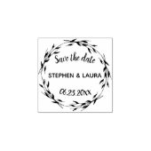 Personaliseer, sla de datum op. rubberstempel (Afrduk)