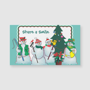 Personaliseer sneeuwmagneten