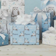 Personaliseer Snowy Owl Winter Onederland Verjaard
