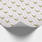 Personaliseer, Speciale Meisje, Eerste Communie Cadeaupapier (Hoek)