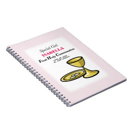 Personaliseer, Speciale Meisje, Eerste Communie Notitieboek