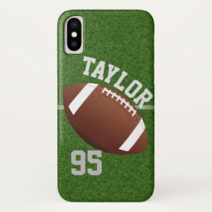 Personaliseer spelersnaam en -nummer voetbal Case-Mate iPhone case