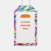 Personaliseer: Spike's ballonapen-magië Cadeaulabel (Achterkant)