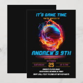 Personaliseer Sport Basketbal Verjaardag Kaart (Voorkant / Achterkant)