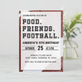 Personaliseer Sport Football Verjaardag Kaart (Staand voorkant)