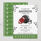 Personaliseer Sport Football Verjaardag Kaart (Voorkant / Achterkant)