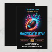 Personaliseer Sport Football Verjaardag Kaart (Voorkant / Achterkant)