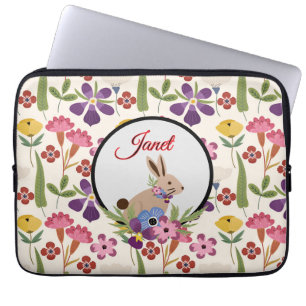 Personaliseer Spring Fling Laptop Sleeve