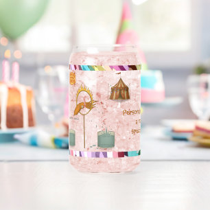 Personaliseer: Spuitende inktvis Blikvorm Glas