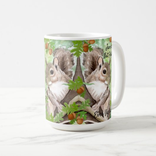 Personaliseer Squirrel Patrol Funny Coffee Cup Mok (Voorkant rechts)