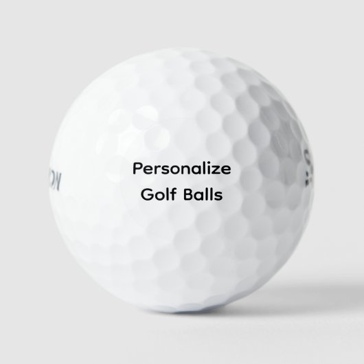 Personaliseer Srixon Soft Feel 13 Golfballen (Voorkant)