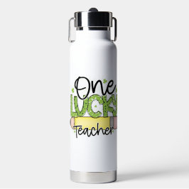 Personaliseer St. Patrick's Day One Lucky Teacher Waterfles